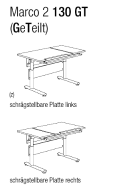 Paidi Schreibtisch Marco 2 GT