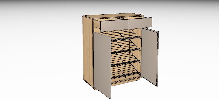 Voss Möbel V100 Schuhschrank 483