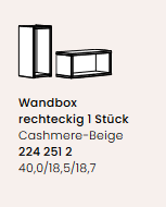 Paidi Wandbox rechteckig Eefje, Mila & Ben 