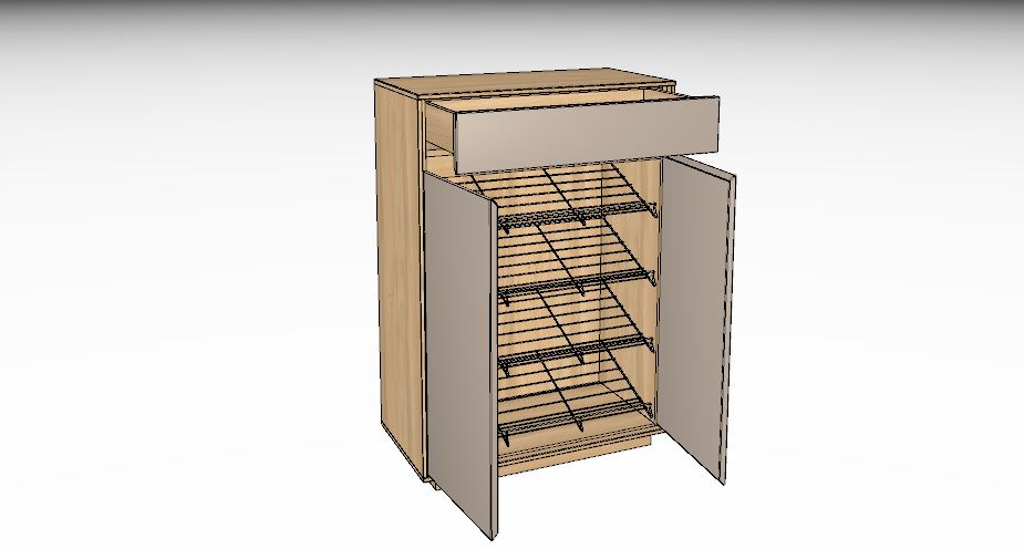 Voss Möbel V100 Schuhschrank 482