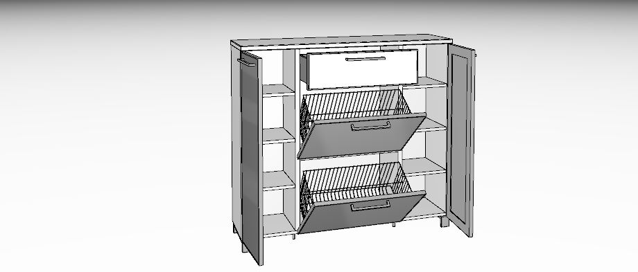 Voss Möbel Santina Schuhschrank 318