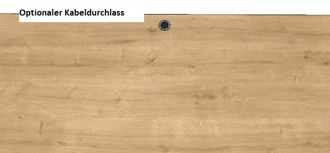 Wöstmann Aurum Kabeldurchlass für Lowboarde