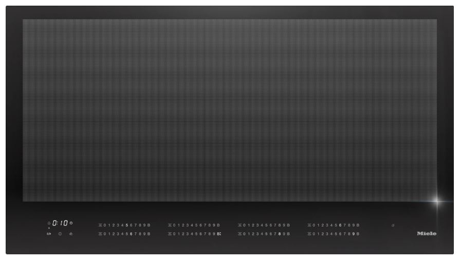 Miele Autarke Kochfeld mit Vollflächeninduktion KM 7897-1 FL Diamond 