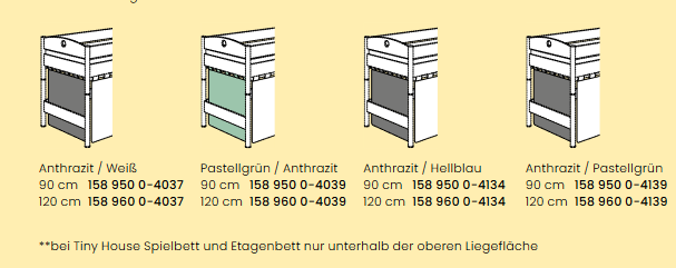 Paidi Einzelvorhang Uni 