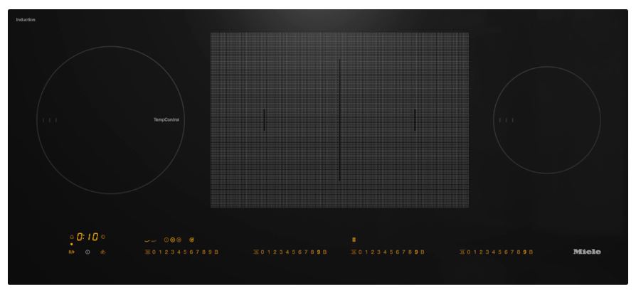 Miele Autarke Induktionskochfeld im Panorama-Design und mit TempControl KM 7689 FL   