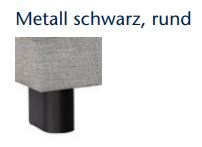 F0 = Metall schwarz (rund)